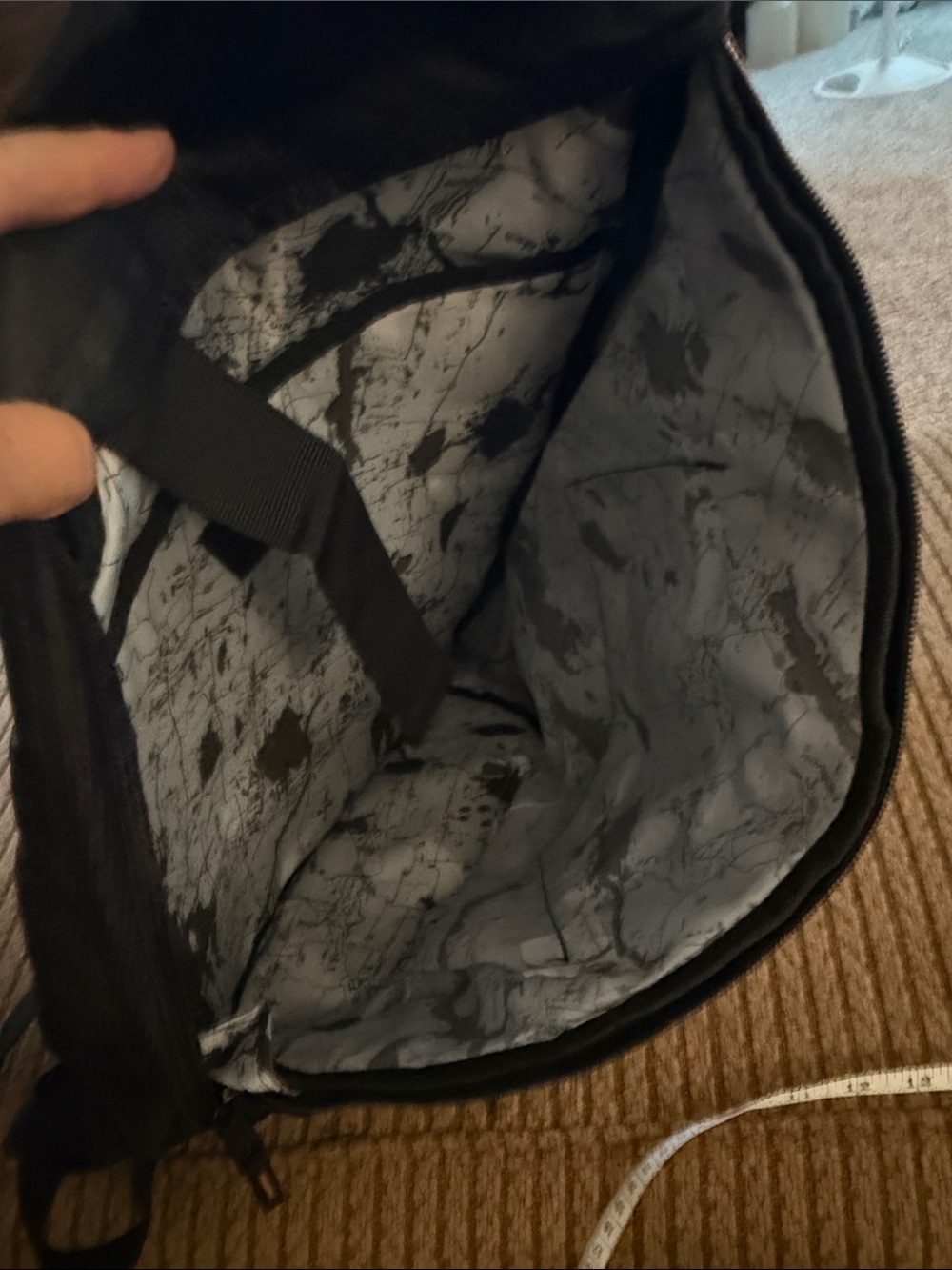 Harley-Davidson Gray Sling Backpack with Orange Trim - Picture 8 of 9